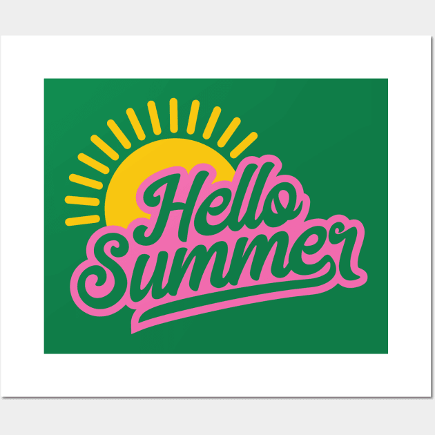 Hello summer Wall Art by Sabahmd